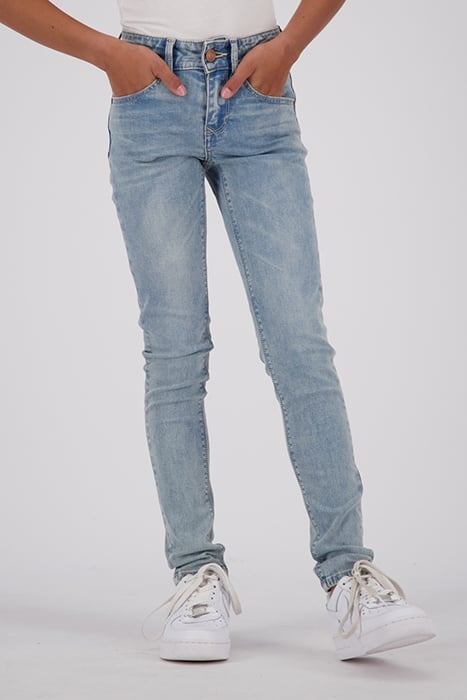 GIRLS CHELSEA JEANS LIGHT BLUE STONE 1