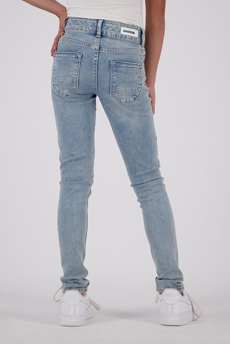 GIRLS CHELSEA JEANS LIGHT BLUE STONE 2