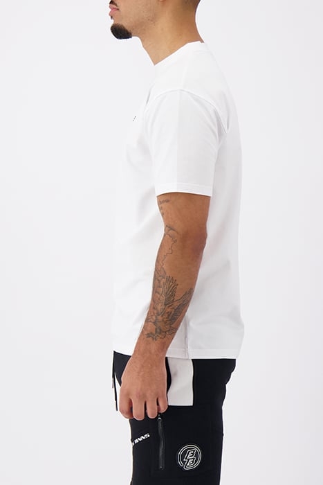 CURSIVE SCRIPT TEE WHITE 6