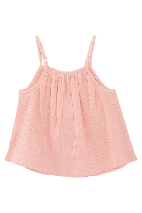 GIRLS’ PEACH WAFFLE FABRIC CAMISOLE 2