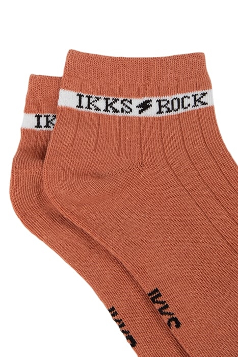 BOYS’ ECRU AND TERRACOTTA SHORT SOCKS 4