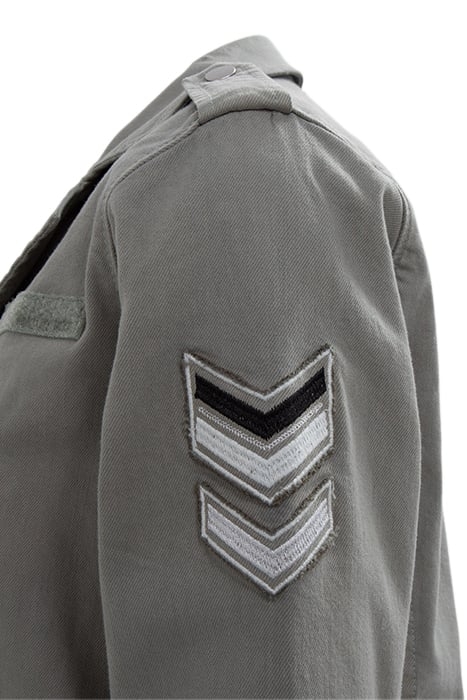 GIRLS’ KHAKI SAFARI JACKET WITH XL PALM TREE BADGE 5