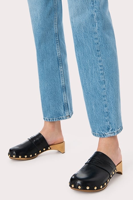 HANS BLACK GLOSS LEATHER BLACK 2