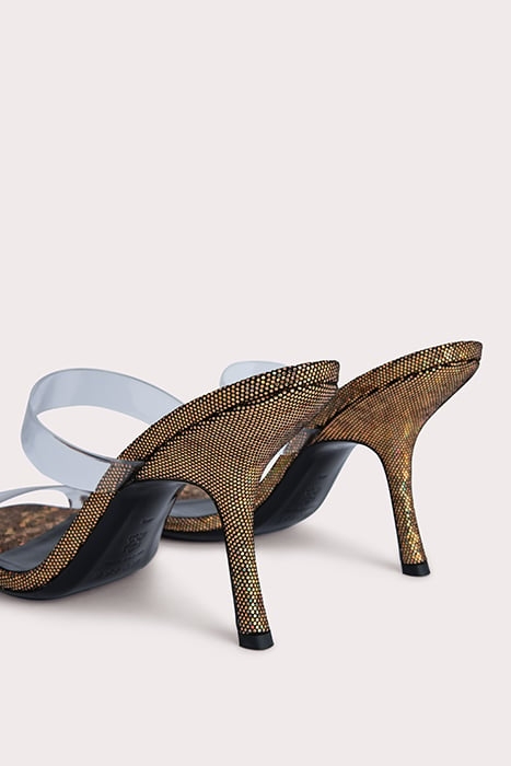 CLARA DISCO BRONZE HOLOGRAM LEATHER DISCO BRONZE 5