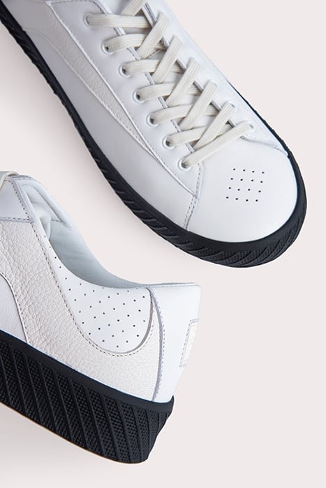 RODINA BLACK ON WHITE GRAINED LEATHER BLACK ON WHITE 5