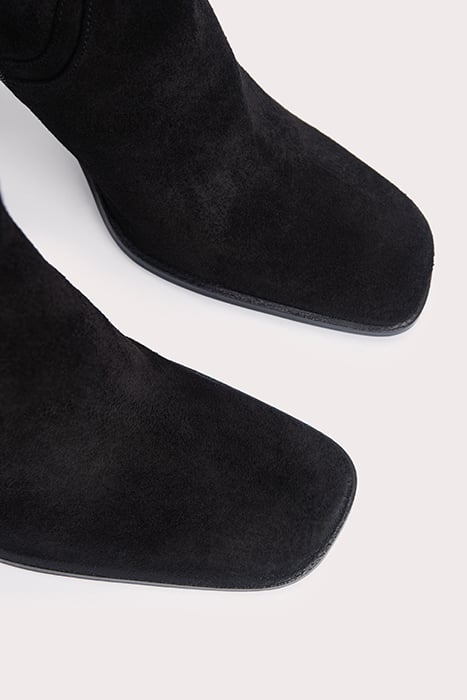 TIA BLACK SUEDE LEATHER BLACK 4