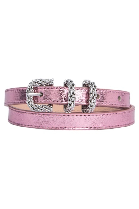 KAT PINK METALLIC LEATHER PINK 1