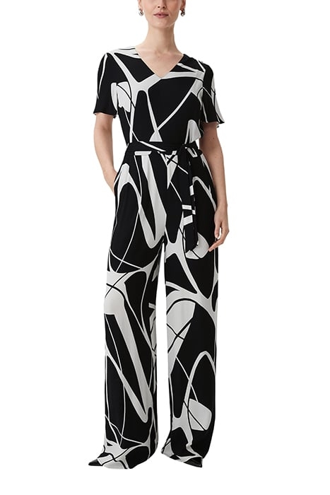 COMMA JUMPSUITS GREY/BLACK 1