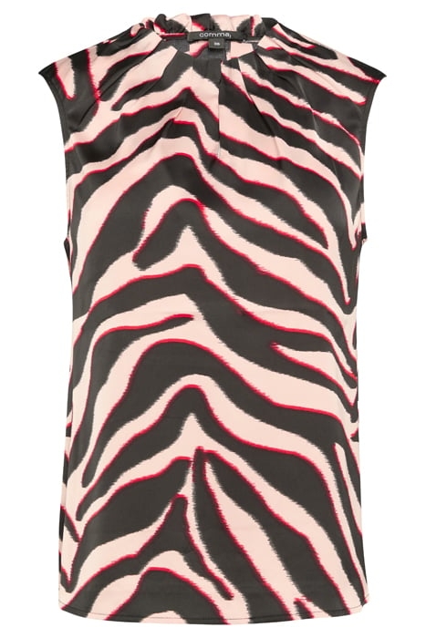 COMMA BLOUSES SLEEVELESS PINK-AOP 3