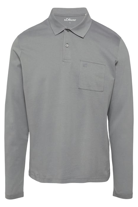 S.OLIVER POLOSHIRTS GREY/BLACK 4