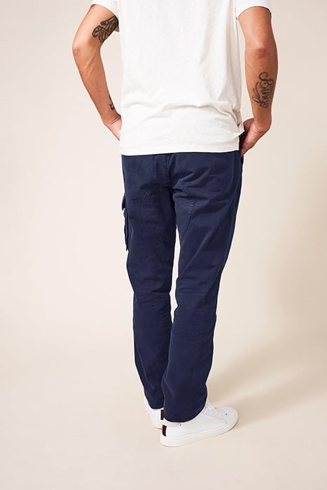 KEGWORTH ORGANIC CARGO TROUSER DARK NAVY 2