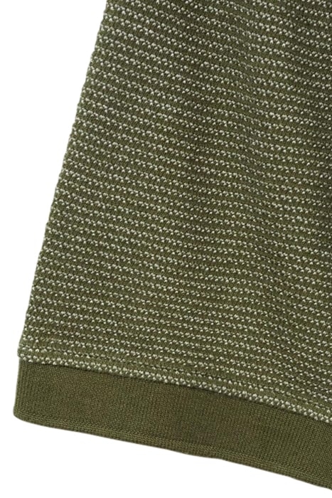 MICRO DOT POLO KHAKI GREEN 4