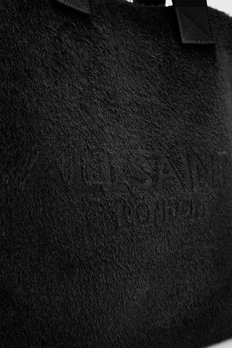 IZZY FUZZY TOTE BLACK/BLACK 6