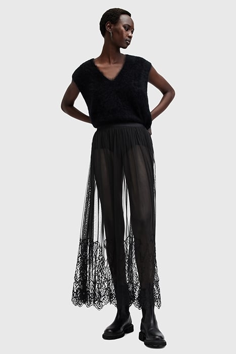 ARIELLA LACE SKIRT BLACK 8