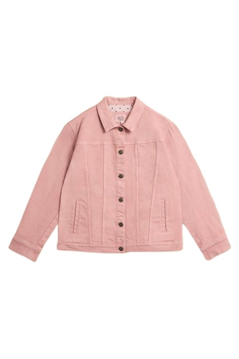 HAYDEN DENIM JACKET MID PINK 1
