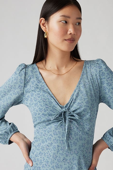 DELRAY LS MINI DRESS QUEEN B FLORAL ARON 6