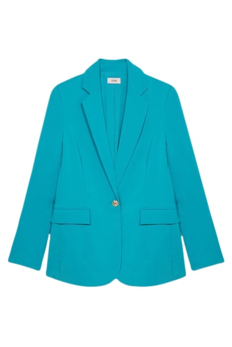 TECHNICAL FABRIC BLAZER BLUE 3