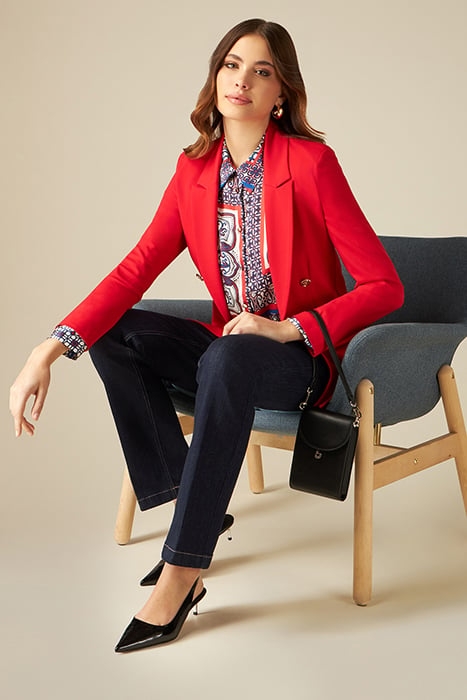 MILANO STITCH BLAZER RED 4