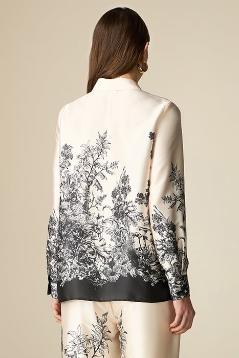 PATTERNED SATIN SHIRT WHITE 2