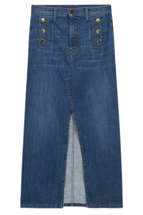 DENIM PENCIL SKIRT BLUE 4