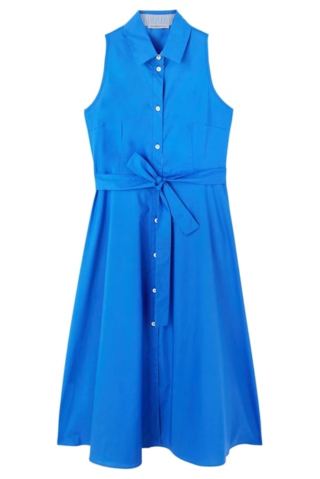 POPLIN CHEMISIER DRESS BLUE 3