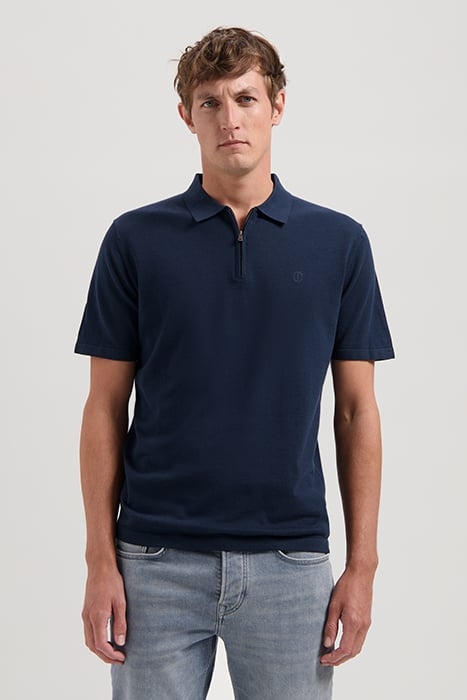 DS_DORIAN ZIP POLO DK. NAVY 1
