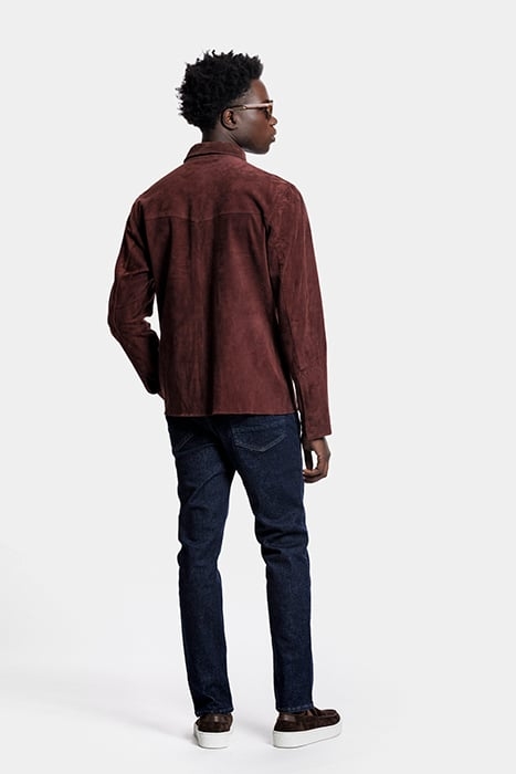 ROBERT OVERSHIRT BORDEAUX 3