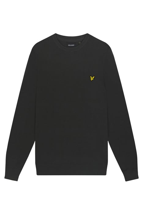 COTTON CREW NECK JUMPER GUNMETAL 4