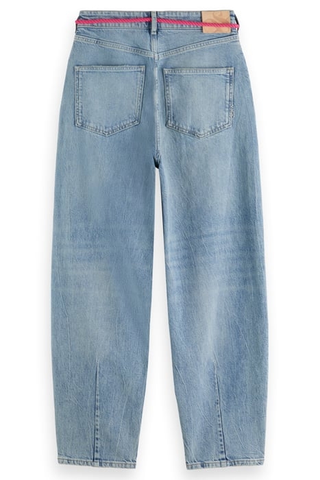 THE TIDE HIGH RISE BALLOON FIT JEANS - UNDERWATER 5