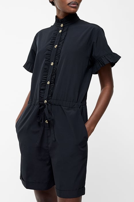 FRILL PLAYSUIT BLACK 1