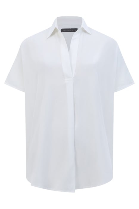 SLVLESS CREPE LIGHT POPOVER SUMMER WHITE 1