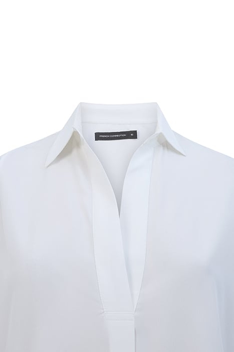 SLVLESS CREPE LIGHT POPOVER SUMMER WHITE 3