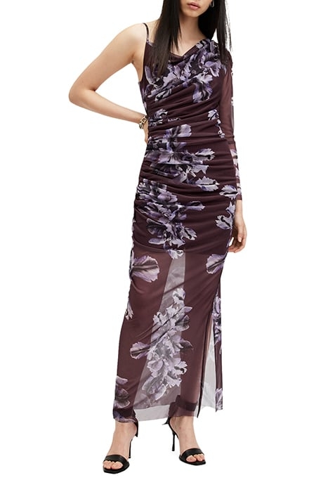 ERIS DRESS MONICA OXBLOOD RED 1