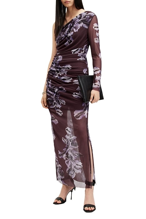 ERIS DRESS MONICA OXBLOOD RED 4