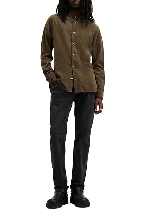 BIRCHWOOD LS SHIRT CAGE BROWN 3