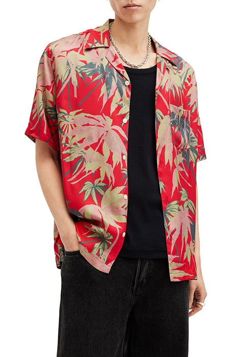 HUDSONY SS SHIRT SCARLETT RED 5