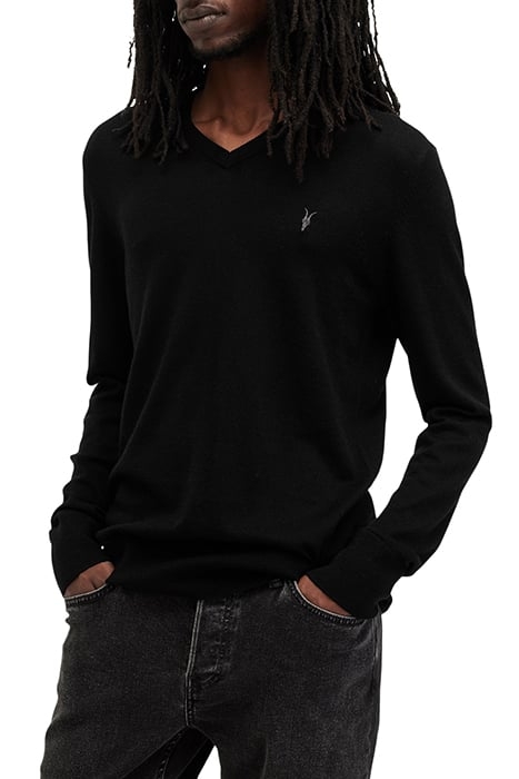 MODE MERINO VNECK BLACK 6
