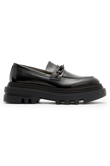 ALEXIA CHAIN LOAFER BLACK SHINE 1