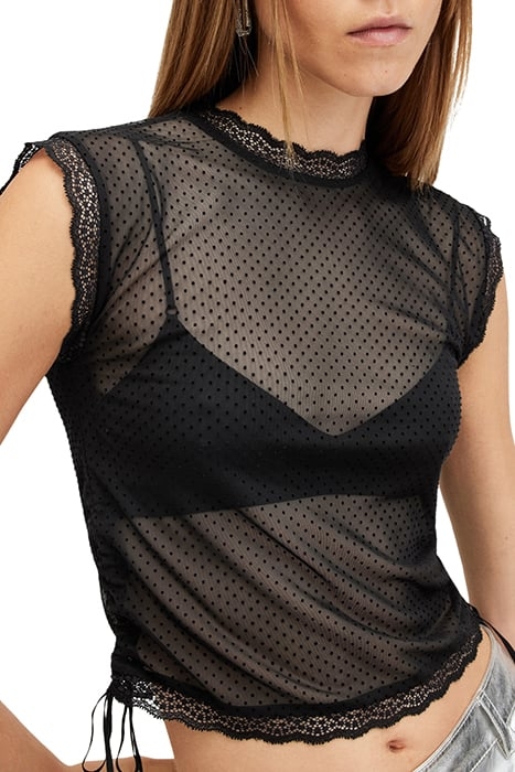 ADARA LACE TANK BLACK 6