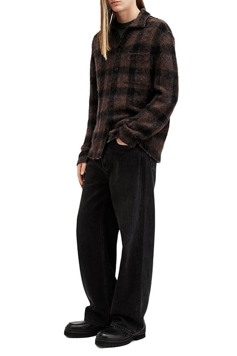 ASH CARDIGAN BROWN/BLACK 6
