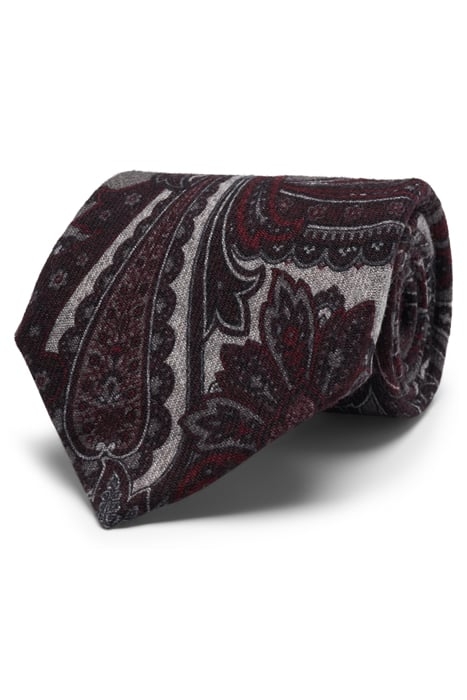 DARK RED PAISLEY PAISLEY TIE 1