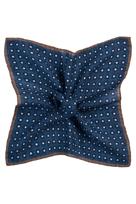 NAVY GRAPHIC POCKET SQUARE 1
