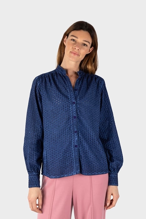 BLOUSE WOVEN LONG SLEEVES RHODONITE 1