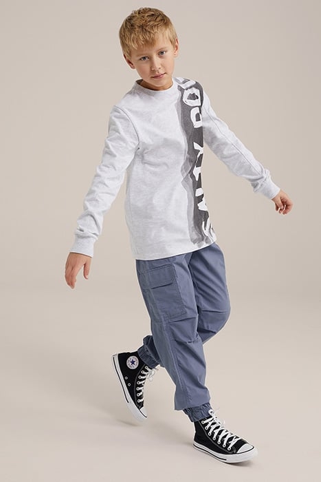 CARGO PANTS GREYISH BLUE 2