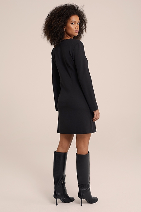 DRESS MID LENGTH BLACK 3