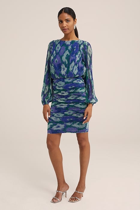 DRESS MIDI COBALT BLUE 2