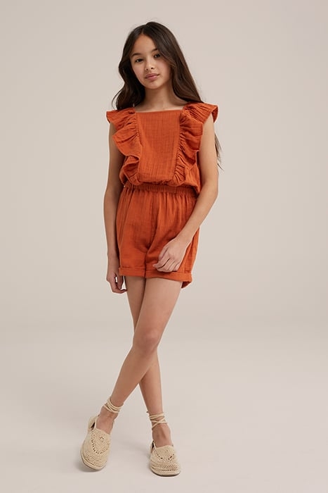 JUMPSUIT CINNAMON BROWN 2