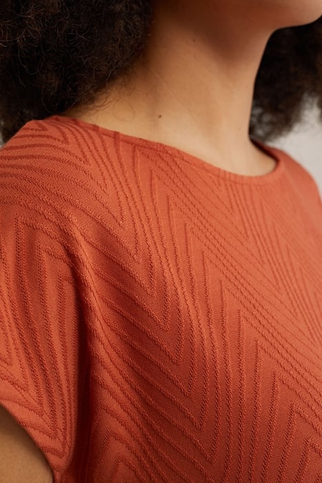 DRESS MIDI CINNAMON BROWN 5