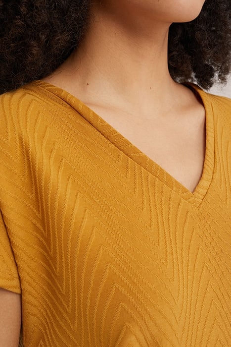 T-SHIRT OCHRE YELLOW 5