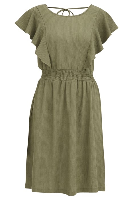 DRESS MIDI OLIVE GREEN 4